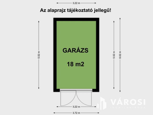 Garázs Újszegeden lakás opcióval!
